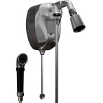 Ducha Elétrica Chuveiro Kdt Eco Plus 7500w 220v Chuveirinho Mangueira Prata