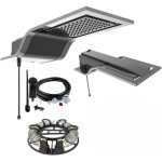 Ducha Eletrônica de Luxo - Chuveiro com Regulagem de Pressão Intensa - Potente e Antiferrugem(220v 6500w,BLACK KHROME)