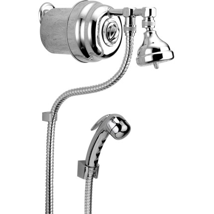Ducha Luxo Eletrônica Blindada Cardal 220V Cromado Pequeno