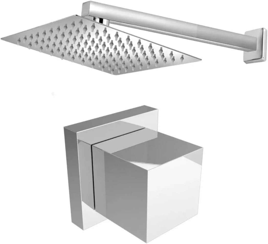 Ducha-Para-Piscina-30x30-Inox-304-1-Acabamento-Padrao-Deca.jpg Ducha Para Piscina 30x30 Inox 304 1 Acabamento Padrão Deca Todo de Metal Chuveiro Área Externa Design Quadrado Cromado Quintal de Parede Água Fria Lazer ao Ar Livre