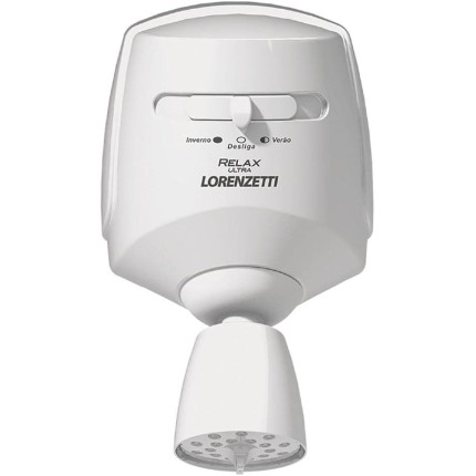Ducha Relax 127V 5500W, Lorenzetti, 7540112, Branco, Pequeno