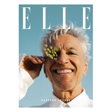 ELLE Brasil Vol. 5: Capa 05 - Caetano Veloso (Flor)