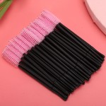 Escova de Cílios, Escova Descartável de Tamanho Portátil, Extensão de Cílios de Maquiagem (Rosa) - Imagem 2