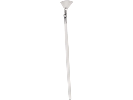 Escova de cílios em leque de rímel, escova de sombra de olho, escova de maquiagem angular em forma de leque para meninas iniciantes