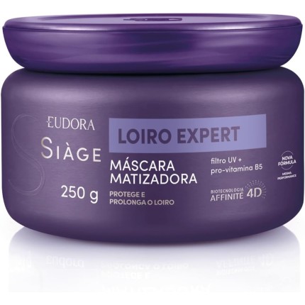 Eudora Máscara Capilar Siàge Loiro Expert Matizadora 250g