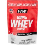 FTW 100% Whey Protein com Proteína Concentrada WPC, Suplemento Alimentar Pós-Treino em Pó com Fonte de Proteína do Soro do Leite, Alto Valor Biológico, Sem Glúten – Refil 900g (Leite) - Imagem 2