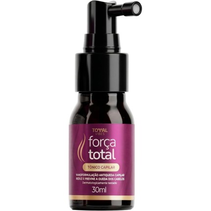 Força Total Tônico Capilar Spray Antiqueda Nanoformulação Fortalecimento Profundo e Redução de Queda 30ml