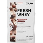Fresh Whey Protein - Chocolate e Avelã Sachê 31g - 20g de Proteínas por Porção - Suplementos Naturais, Suplementação Treino Academia, Ganho Muscular Hipertrofia - DUX HUMAN HEALTH