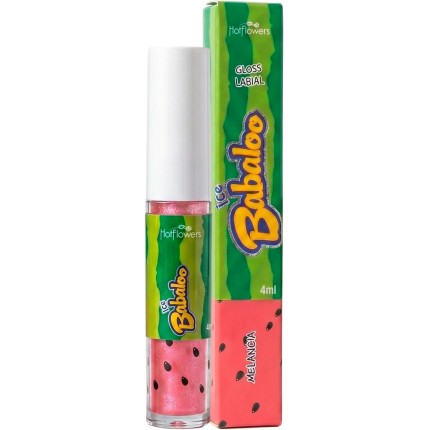 Gloss Babaloo Brilho Labial Ice Sabor Cheiro Melancia HotFlowers
