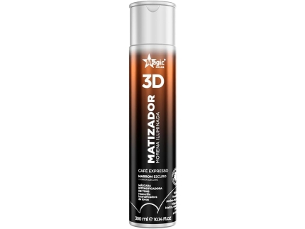 Gloss Matizador 3D Morena Iluminada Café Expresso Magic Color – Efeito Castanho Médio Marrom 300ml