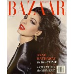 Harper's Bazaar USA Magazine April 2026 : Anne Hathaway In Real Time