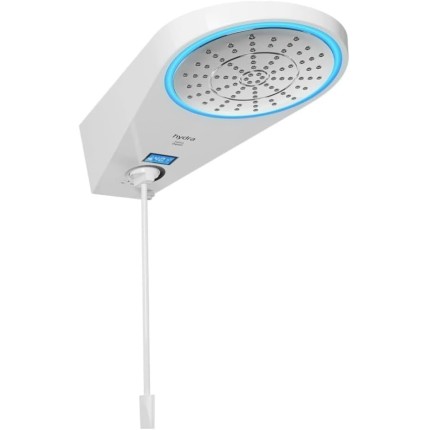 Hydra Chuveiro Eletrônico Branco Digital Safira, Bivolt