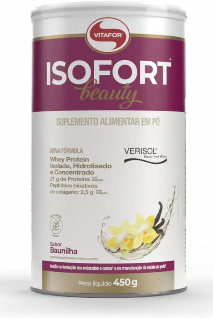 Isofort-Beauty-Whey-Protein-Isolado-Hidrolisado-e-Concentrado-Colageno.jpg Isofort Beauty Whey Protein (Isolado, Hidrolisado e Concentrado) + Colágeno Verisol 450G Baunilha, Vitafor