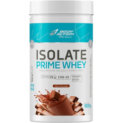 Isolate Prime Whey 900g Sabor Chocolate Bodyaction