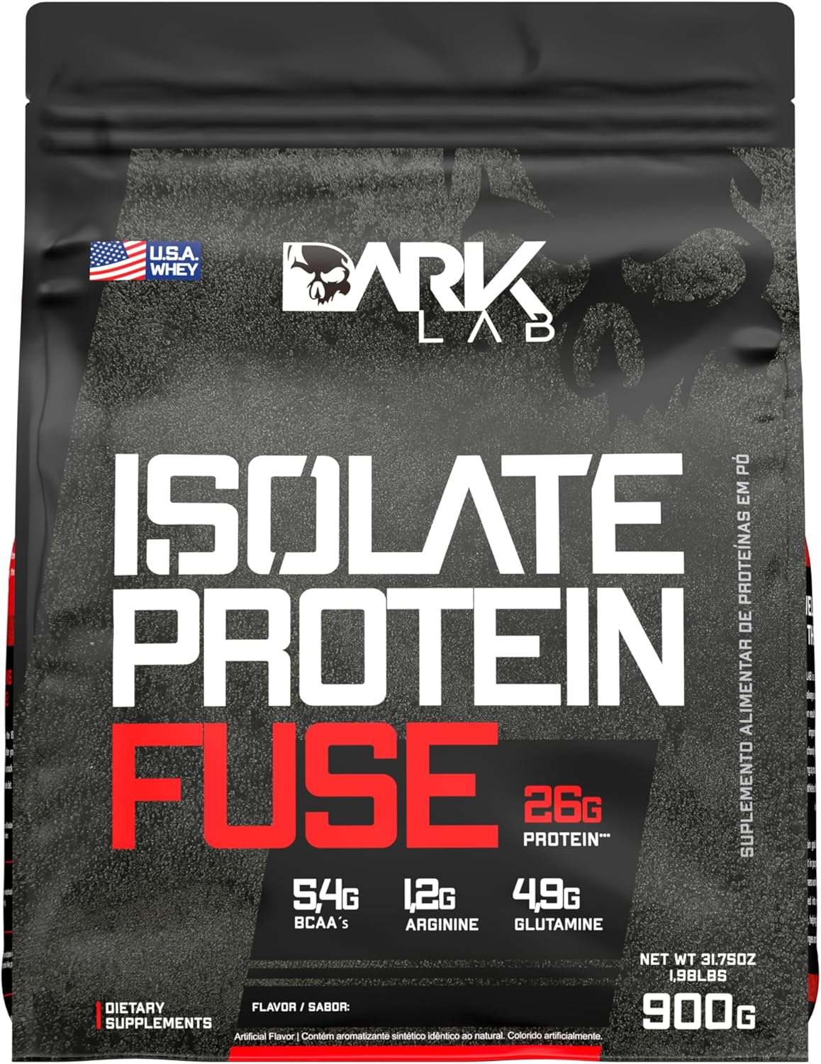 Isolate-Protein-Fuse-Dark-Lab-900g-Brownie-Suporte-Muscular.jpg Isolate Protein Fuse Dark Lab, 900g, Brownie, Suporte Muscular