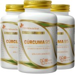 KIT 3X Cúrcuma 95% 60 cápsulas - Flora Nativa