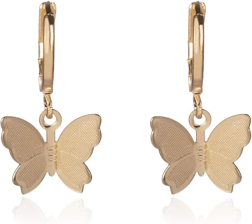Kercisbeauty-Brincos-de-borboleta-de-ouro-para-mulheres-mulheres-meninas.jpg Kercisbeauty Brincos de borboleta de ouro para mulheres, mulheres, meninas, presente para ela, joias, brincos pendentes de borboleta, 1 Count (Pack of 1), Metal