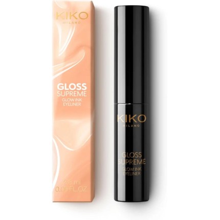 Kiko Milano Delineador Gloss Supreme Glow Ink Cor 04 (Shadow Noir)
