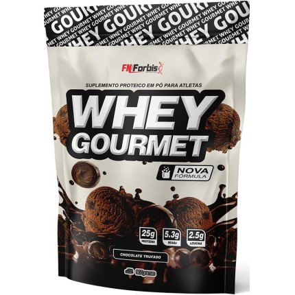 Kit 2X Whey Protein Gourmet 907g Refil - FN Forbis Nutrition (Único, Chocolate Trufado)