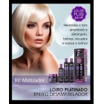 Kit Color Plus Blond Loiro Platinado Matizador + enviado multi world - Imagem 2