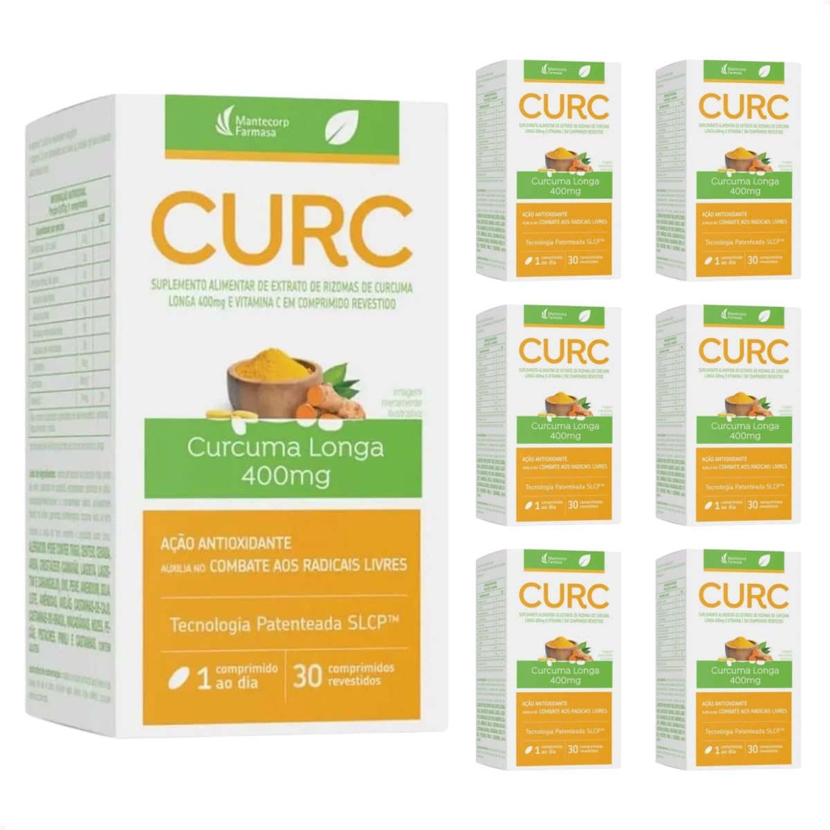 Kit-com-6-Curc-Curcuma-Longa-com-30-Comprimidos.jpg Kit com 6 - Curc Curcuma Longa com 30 Comprimidos Suplemento Alimentar