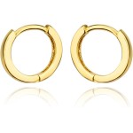 LOMISS ARGOLA FOLHEADA OURO 18K BRINCO