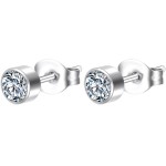LOMISS BRINCO AÇO CIRÚRGICO PVD CRISTAL 2MM/3MM/4MM/5MM/6MM
