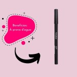 Lápis Delineador para Olhos a Prova D'água Carbon Black Ruby Rose HB-050 - Imagem 2