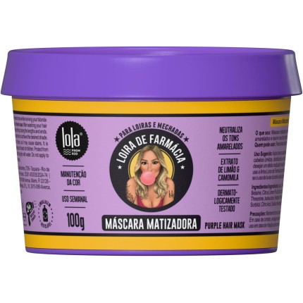 Lola Cosmetics Máscara Matizadora Loira de Farmácia 100 g