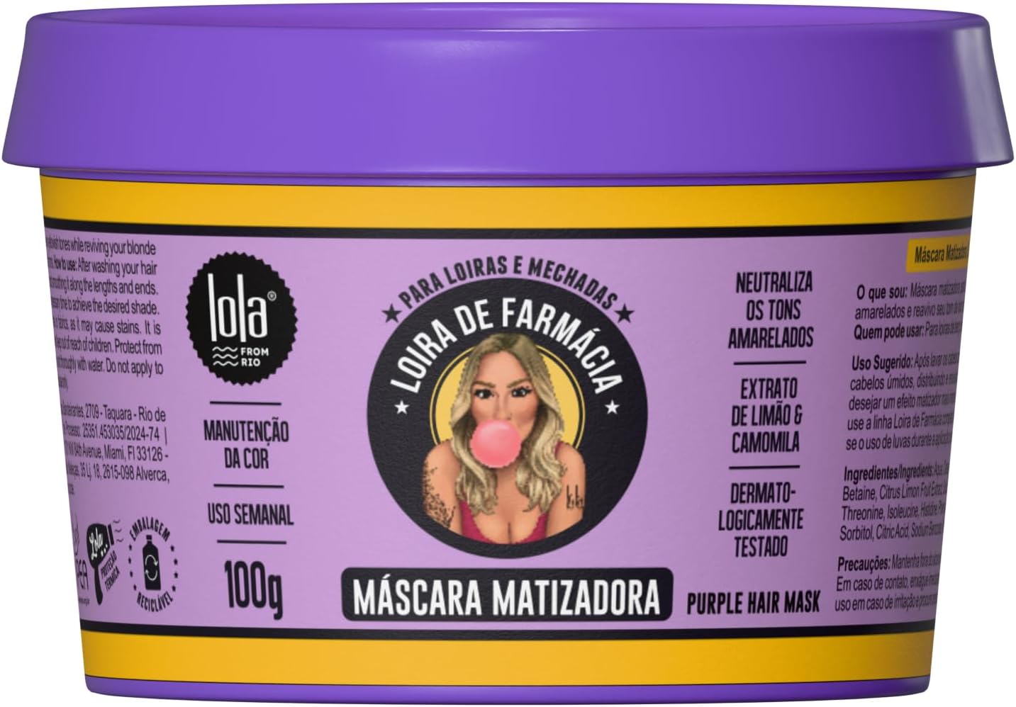 Lola-Cosmetics-Mascara-Matizadora-Loira-de-Farmacia-100-g.jpg Lola Cosmetics Máscara Matizadora Loira de Farmácia 100 g