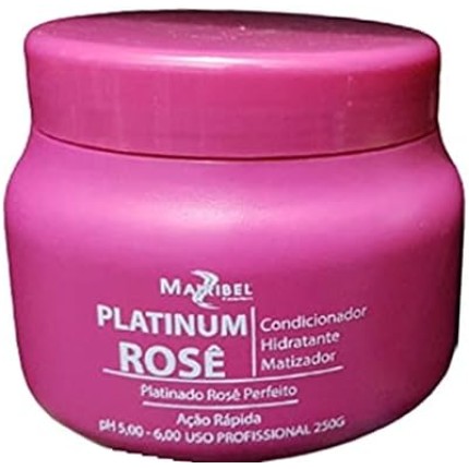 Mairibel Máscara Matizadora Platinum Rosê 250g