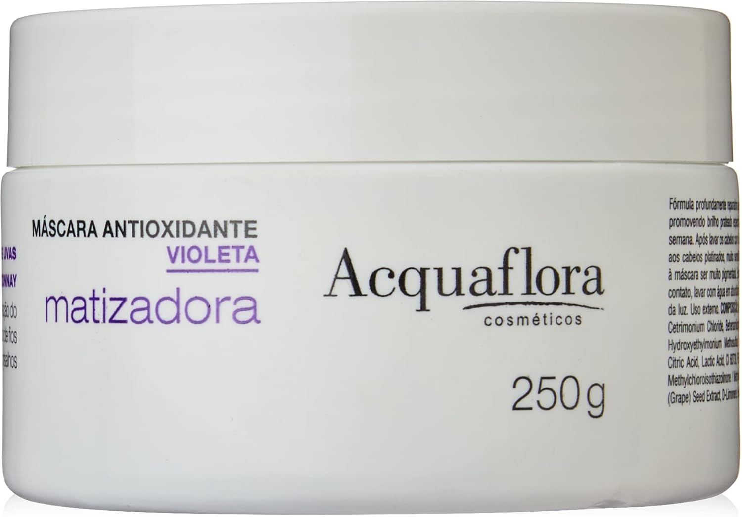 Mascara-Antioxidante-Matizadora-250g-Acquaflora.jpg Máscara Antioxidante Matizadora - 250g - Acquaflora