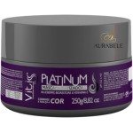 Máscara Capilar Matizadora Platinum 250g elimina reflexo amarelados dos fios loiros