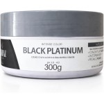 Máscara Matizadora Black Platinum acinzentado Cabelo loiro Platinado - 300g