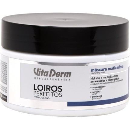 Máscara Matizadora Loiros Perfeitos 220G, Vitaderm