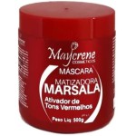 Máscara Matizadora Marsala Ativador de Tons Vermelhos 500g Maycrene…