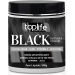 Máscara Matizadora Preta Black Toplife Profissional 500g