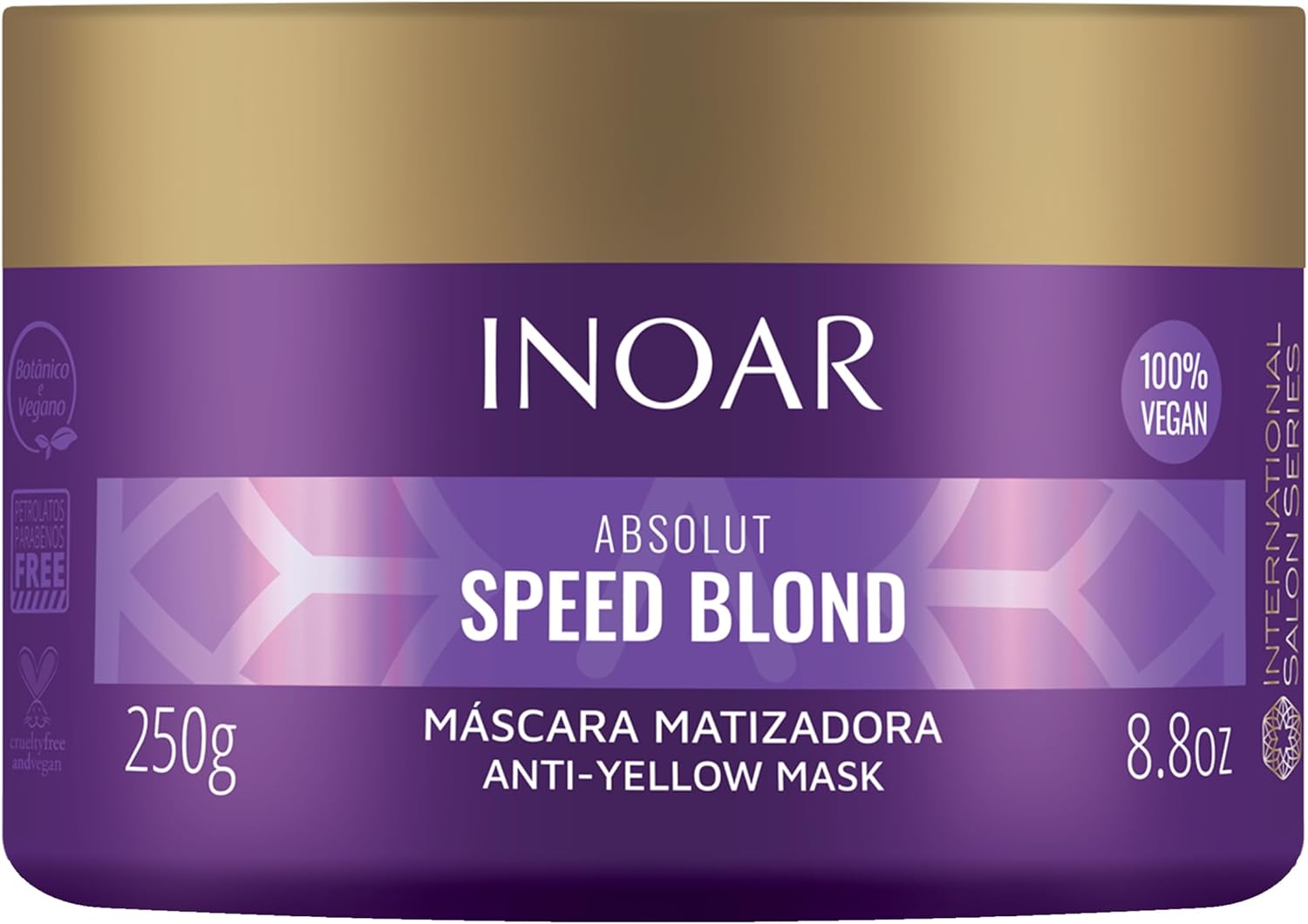 Mascara-Speed-Blond-Matizadora-Inoar-Sem-Cor-250-G.jpg Máscara Speed Blond Matizadora, Inoar, Sem Cor, 250 G