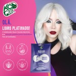 Matizador Tubarão Branco 100ml Sachê - Kamaleão Color - Efeito Platinado - Imagem 2