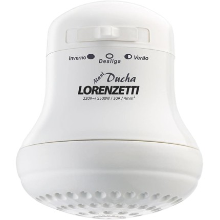 Maxi Ducha 220V 5500W, Lorenzetti, 7530275, Branco, Pequeno