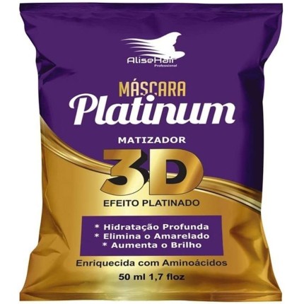Mdc Group - Masc Cap Alise Hair Sachet 50Ml 3D Matizador Platinado