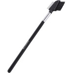 Naroote Escova Pente de Cílios para Sobrancelha, Aço Inoxidável, Durável para Uso Profissional e Doméstico, 1 Peça, Preto, 7,5 Polegadas, Ferramenta de Maquiagem