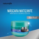 Naturiquè, Máscara Capilar, Para todos os tipos de cabelos, Matiza què platina, Neutraliza os tons amarelados e alaranjados dos cabelos loiros ou grisalhos, 300ml - Imagem 2