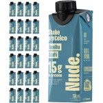 Nude Shake Proteico Baunilha e Café 250ml - Pack 24 Unidades