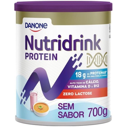 Nutridrink Protein, Danone Nutricia, Suplemento Alimentar Proteico em Pó sem Sabor, 700g