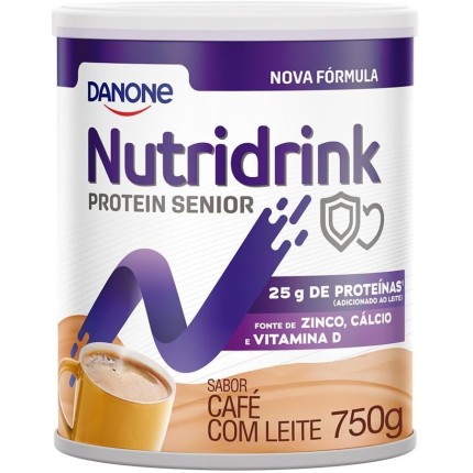 Nutridrink Suplemento Adulto Protein Senior Café Com Leite Danone Nutricia 750G