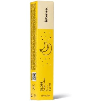 O Boticário Gloss Brilho Labial Intense Banana 5,2ml