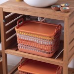 Oikos - Cesto Organizador 15L Telado Terracota com Tampa e Alças - Imagem 2