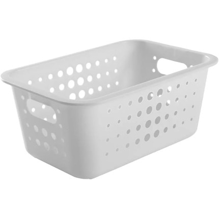 Ou Cesta Organizadora 5L Branca Linha Cestas Organizadoras