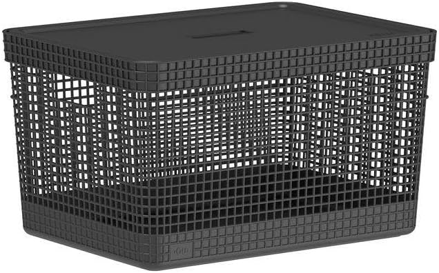 Ou-Cesto-Organizador-20L-Preto-Linha-Grid.jpg Ou Cesto Organizador 20L Preto Linha Grid